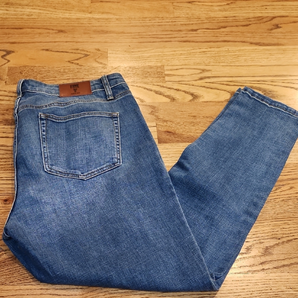 Frye Womens Classic Blue Straight Jeans